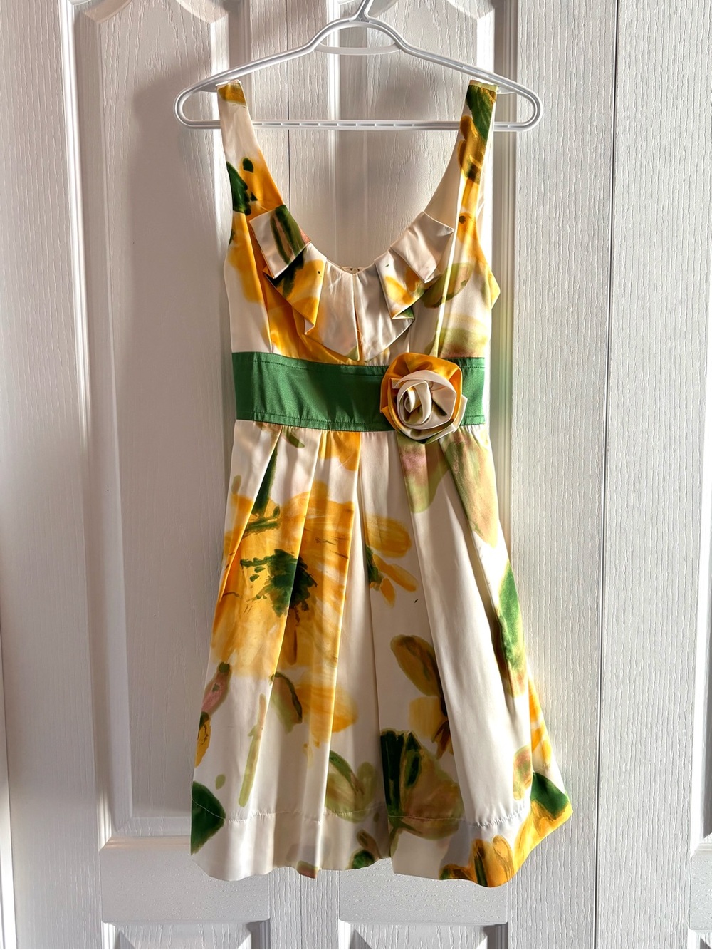 Teeze Me Floral Dress with Waist Tie